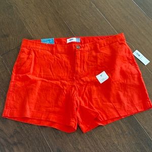 NWT Old Navy orange shorts